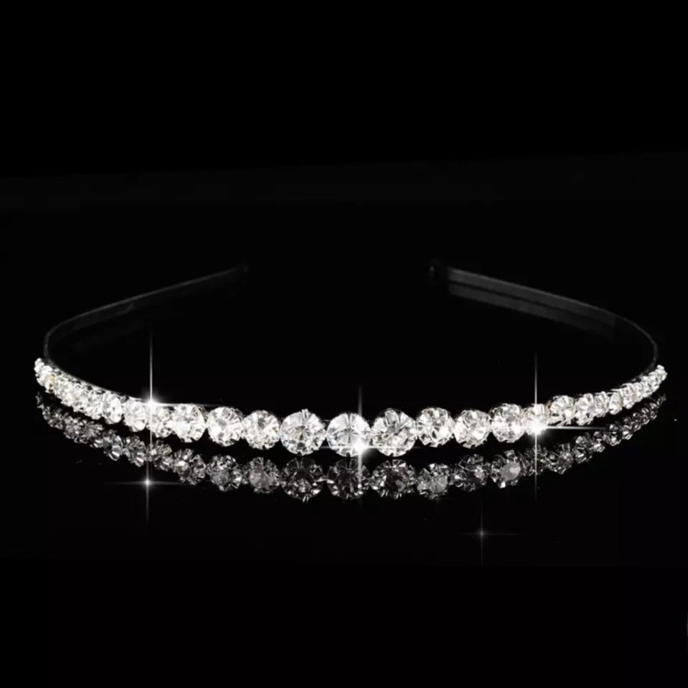 🌟 Rhinestone Crystal Headband Wedding Bride Party